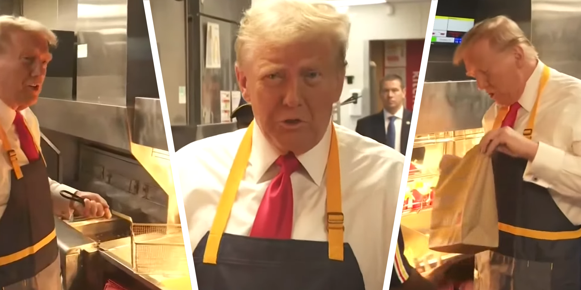 Donald Trump Working at McDonalds