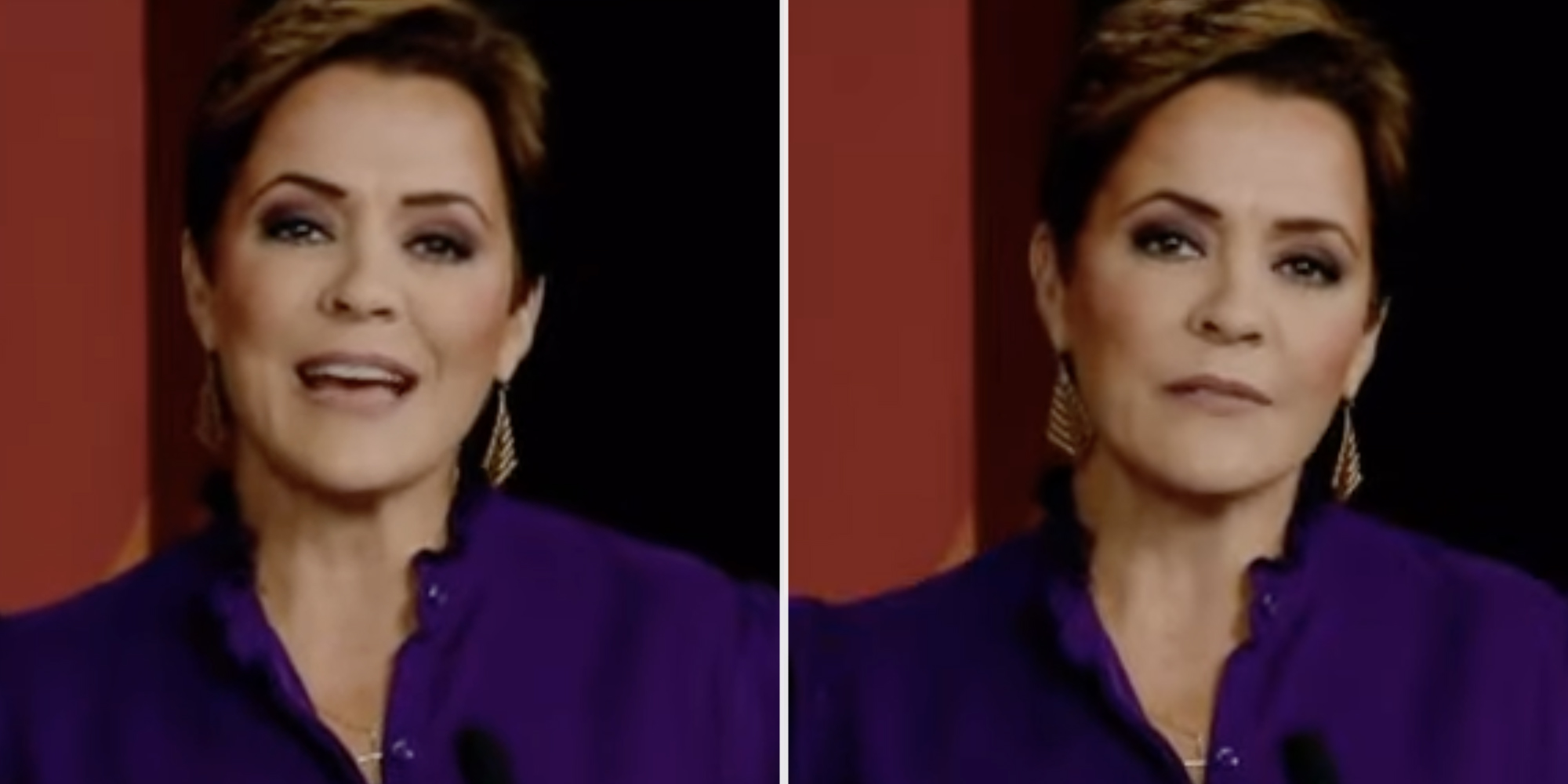 Two split of Kari Lake