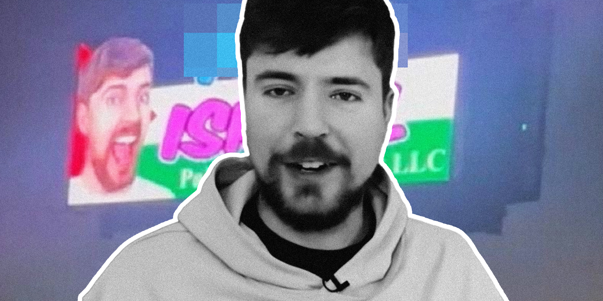 MrBeast over MrBeast Billboard