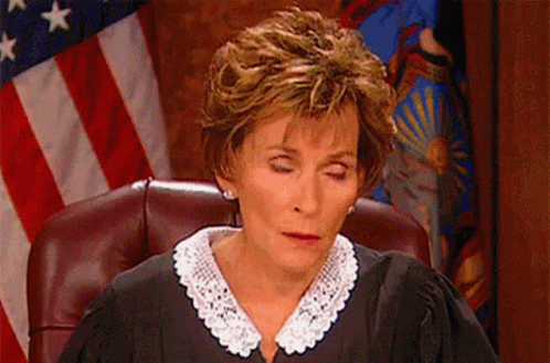 judge judy eye roll