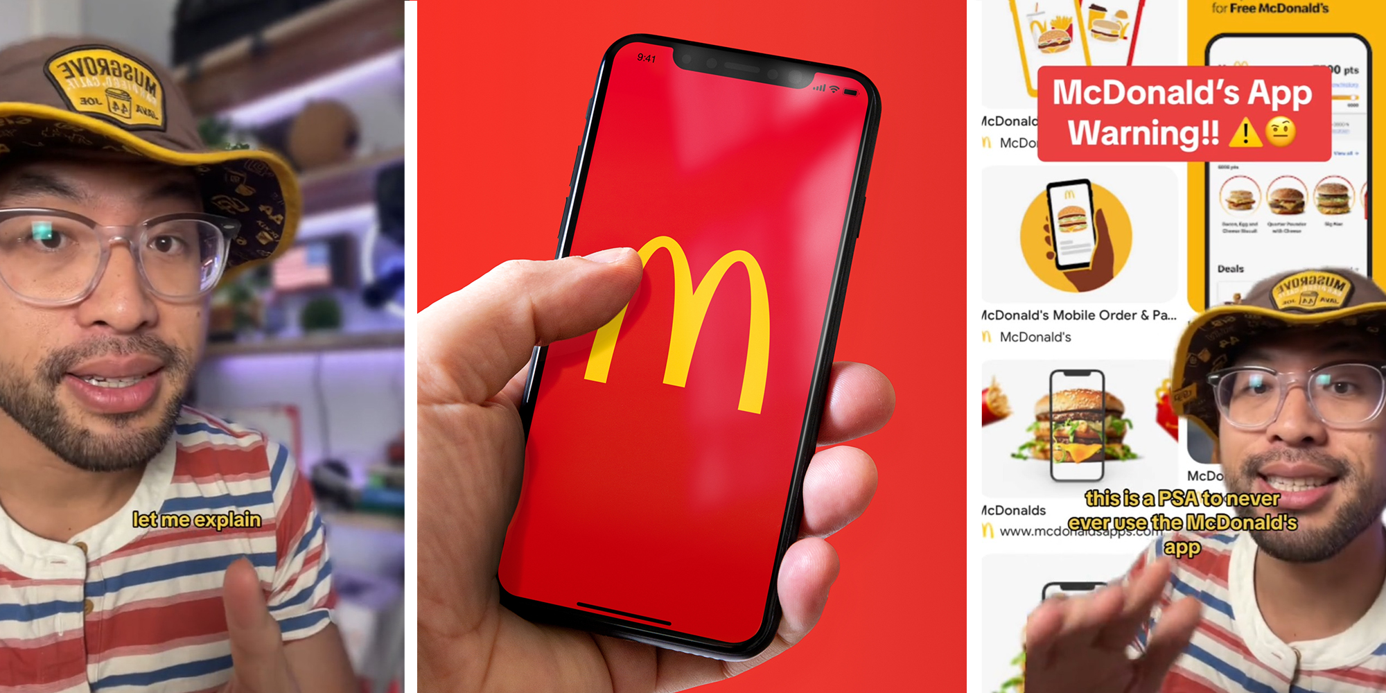 McDonalds shares PSA about McDonalds App
