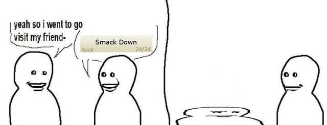 Fallenchungus comic meme using the Pokemon move "smack down."