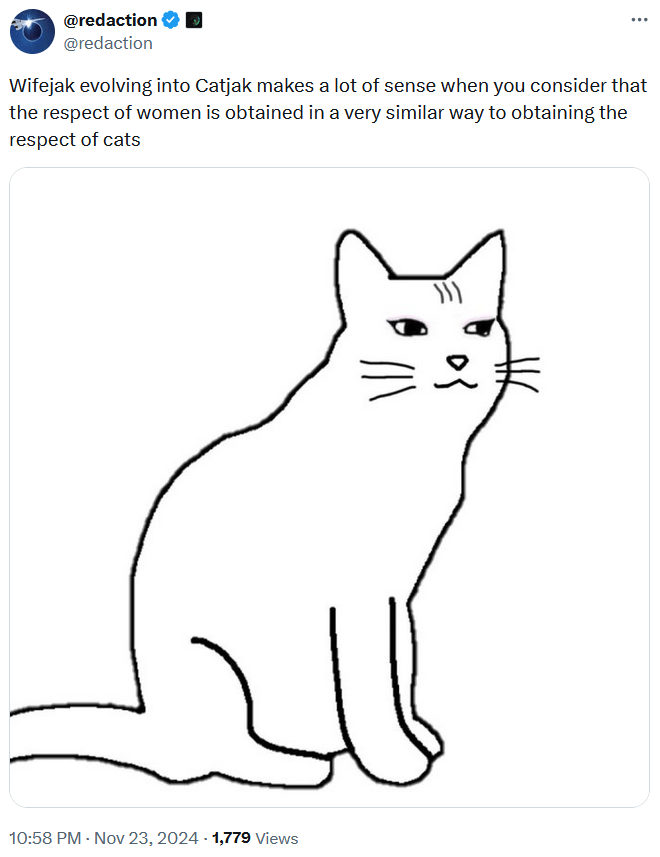 Catjak post about the similarities between it and Wifejak.