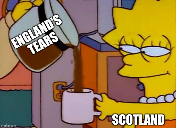 england's tears lisa simpson coffee