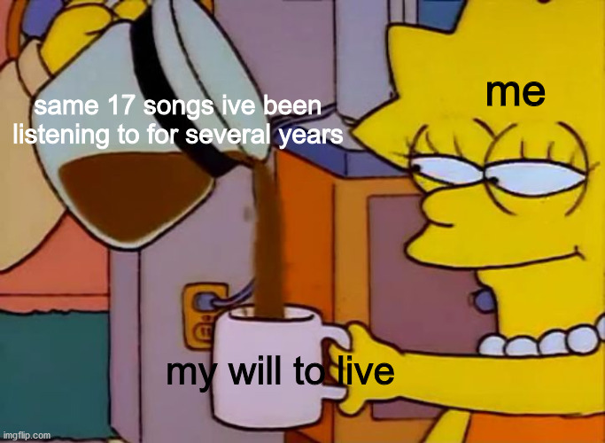 same songs lisa simpson coffee meme