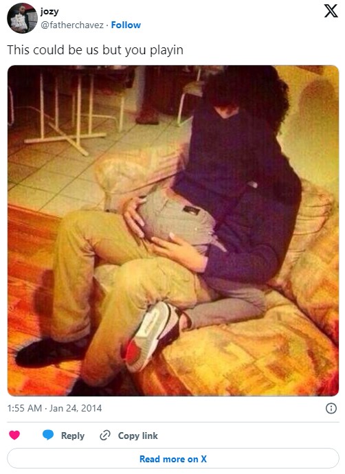 couple making out "this could be us"