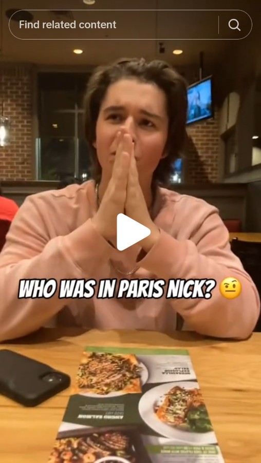 who was in paris meme tiktok