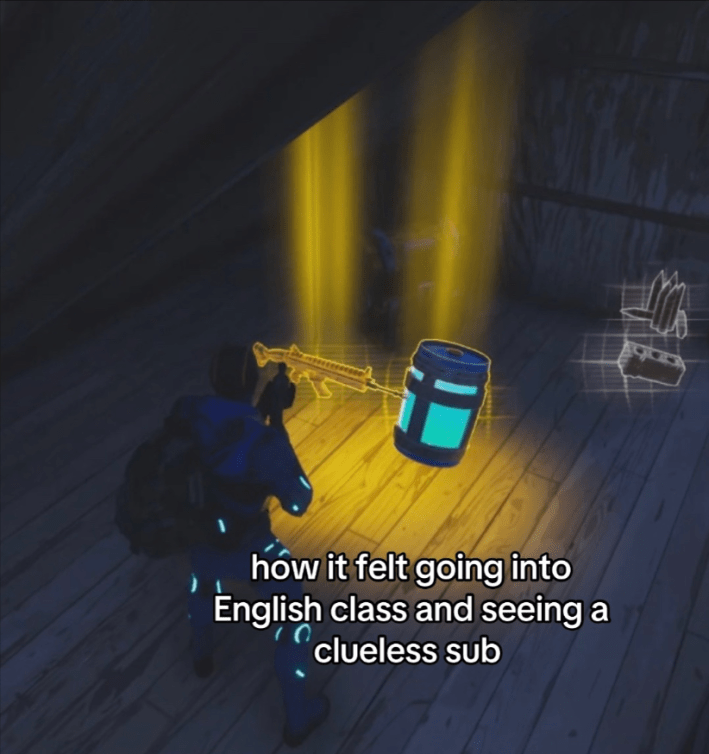 Gold Scar meme with text overlay that reads, ""