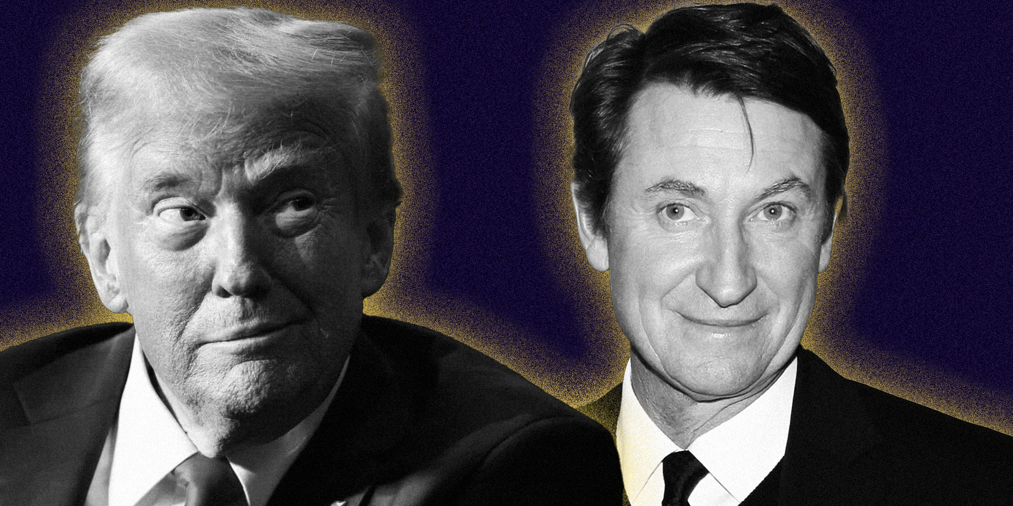 Donald Trump and Wayne Gretzky