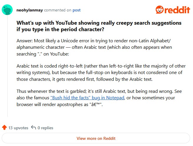 unicode full stop punctuation explanation