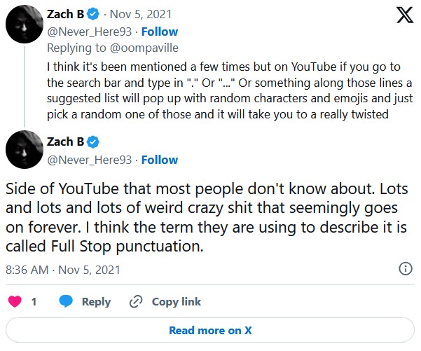 full stop punctuation tweet explanation