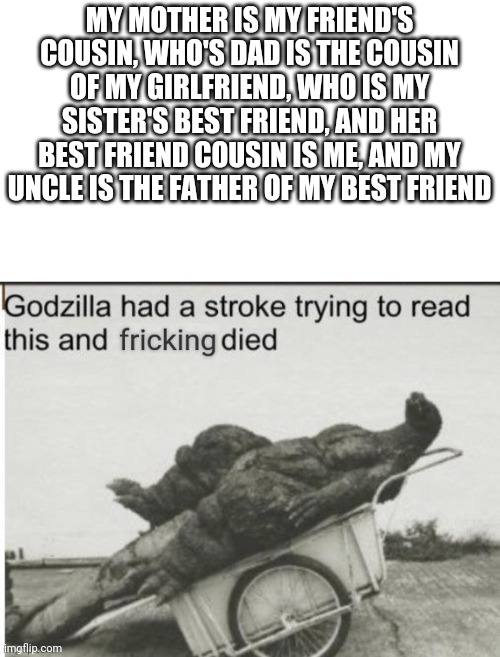 relations godzilla had a stroke