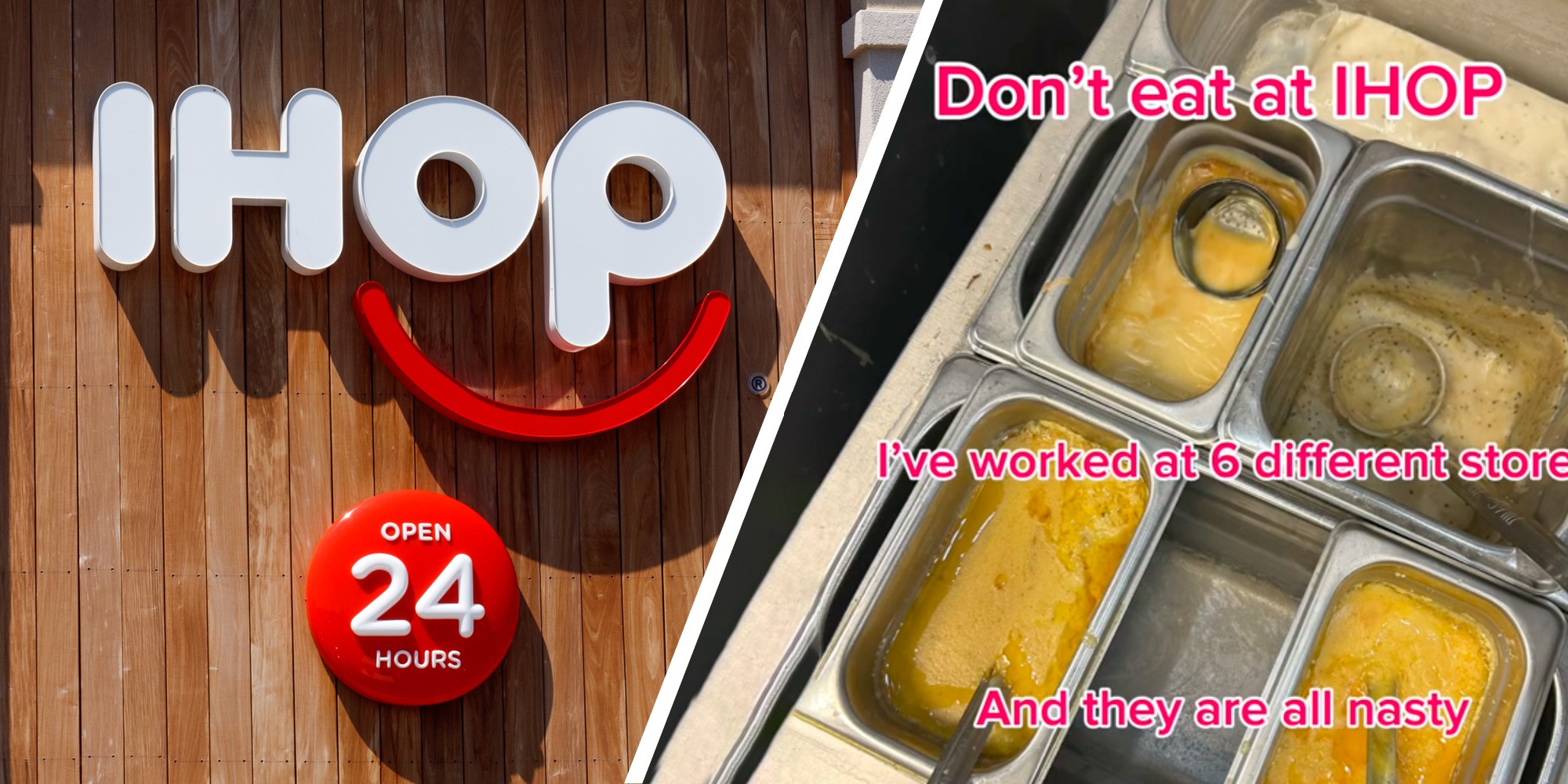 IHOP(l), Ihop sauces(r)