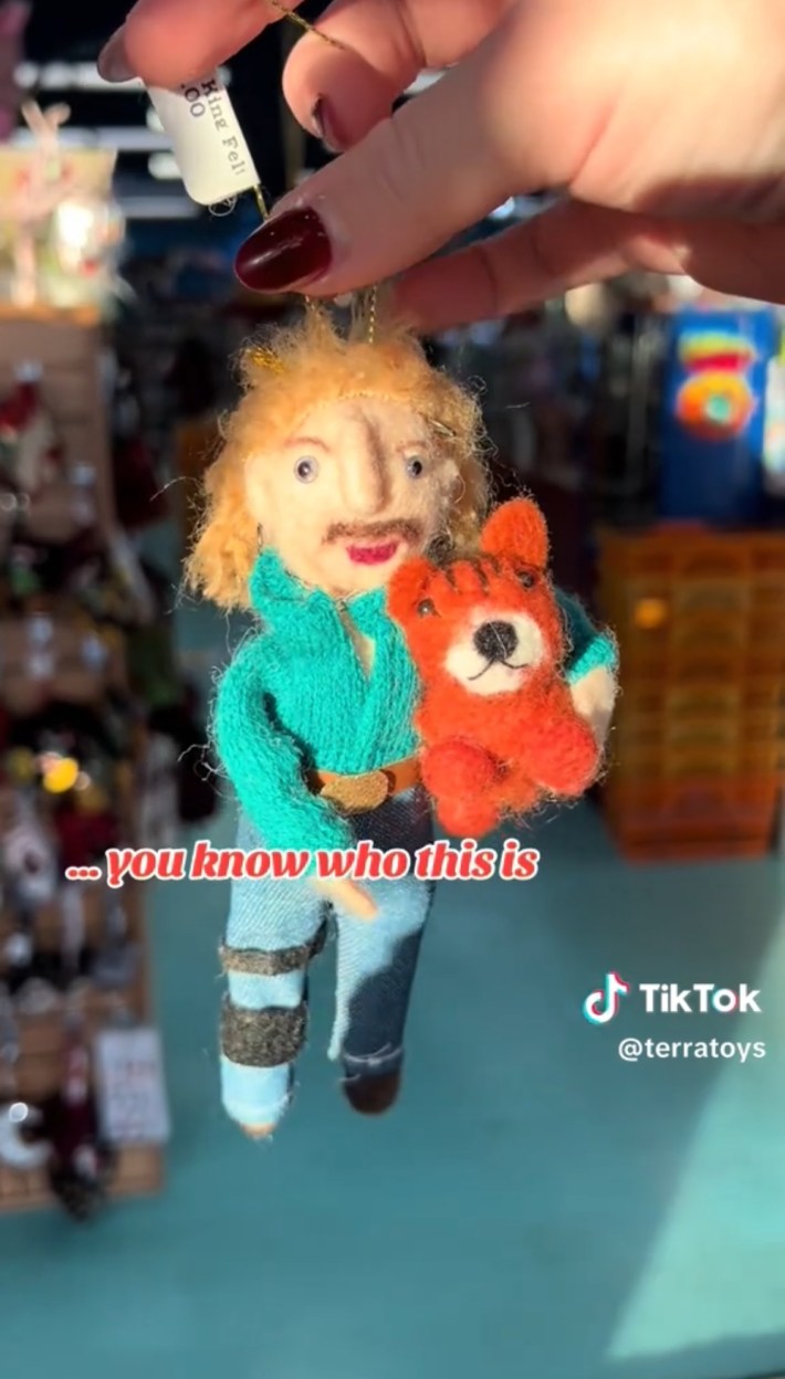 Joe Exotic Tiger King ornament