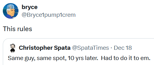 Tweet reading "This rules."