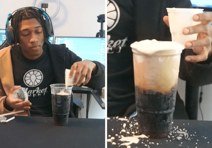 coffee flavored ice cream float