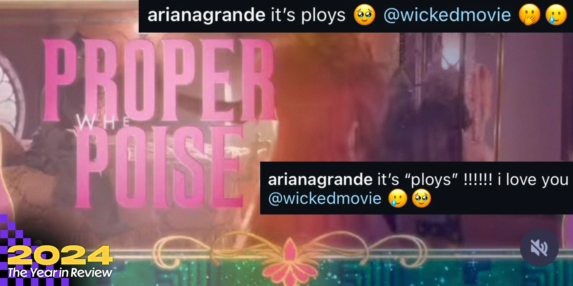 ariana grande correcting the wicked account