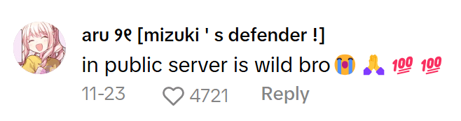 TikTok comment on Sigma Sigma Boy video reads, "