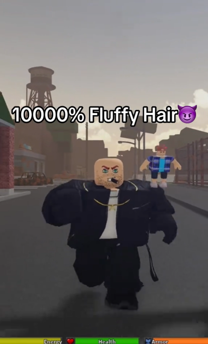 Sigma Sigma Boy with the fluffy hair trend.