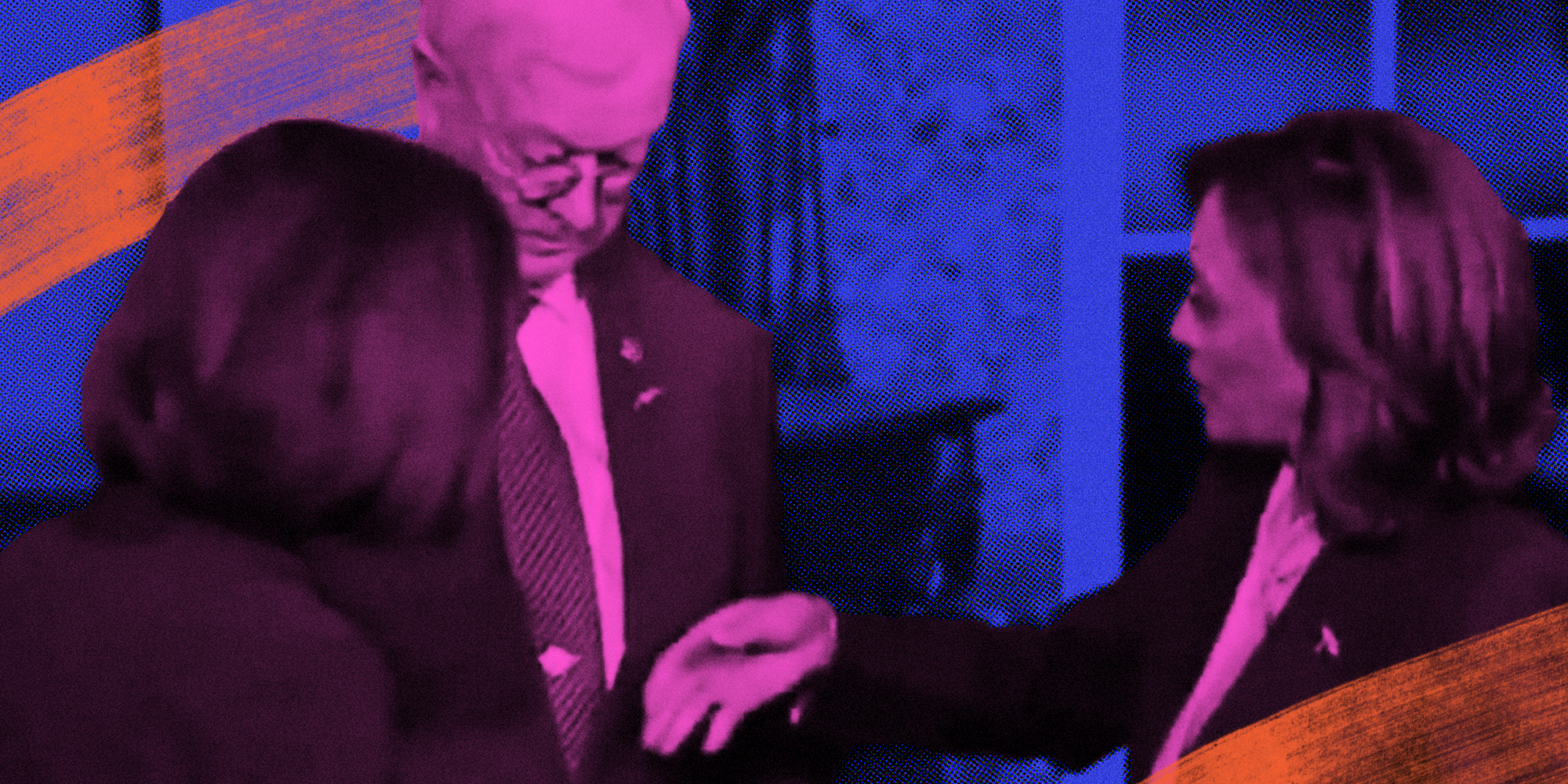 Bruse Fisher snubbing kamala Harris's handshake