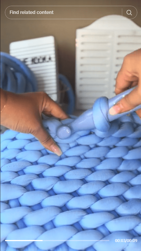 TIKTOK SCREENSHOT 5 crocheting