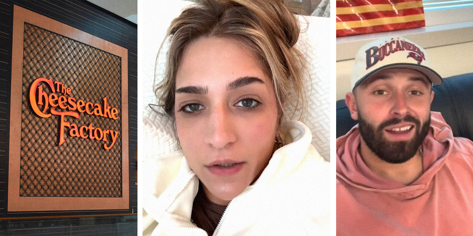 baker mayfield cheesecake factory