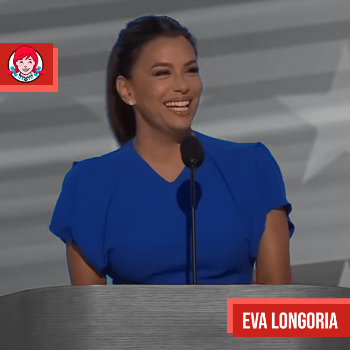 eva longoria fast food famous workers