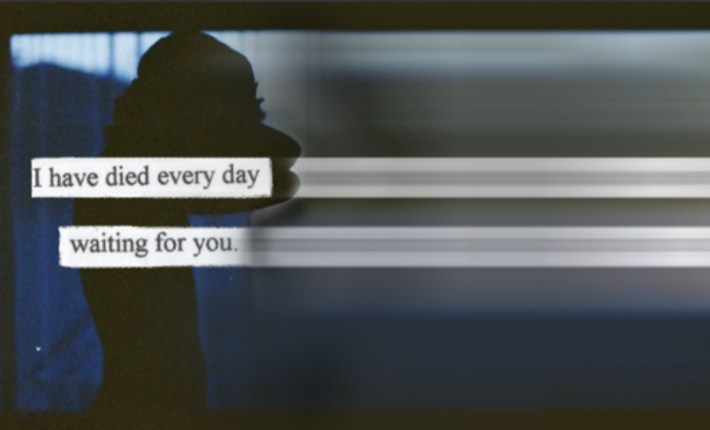 silhouette i have died every day waiting for you meme