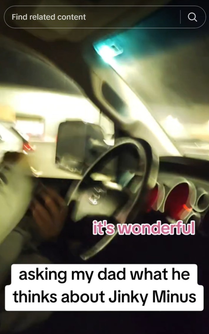 asking dad about jinky minus tiktok