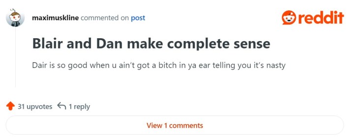 Dair is so good when u ain’t got a bitch in ya ear telling you it’s nasty