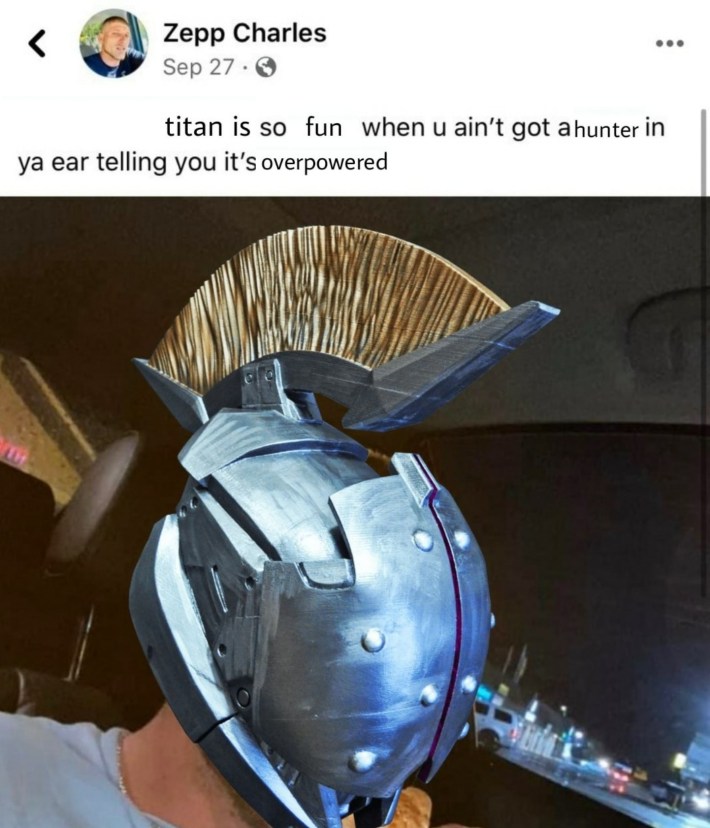 titan is so fun when u ain't got a hunter in ya ear telling you it's overpowered