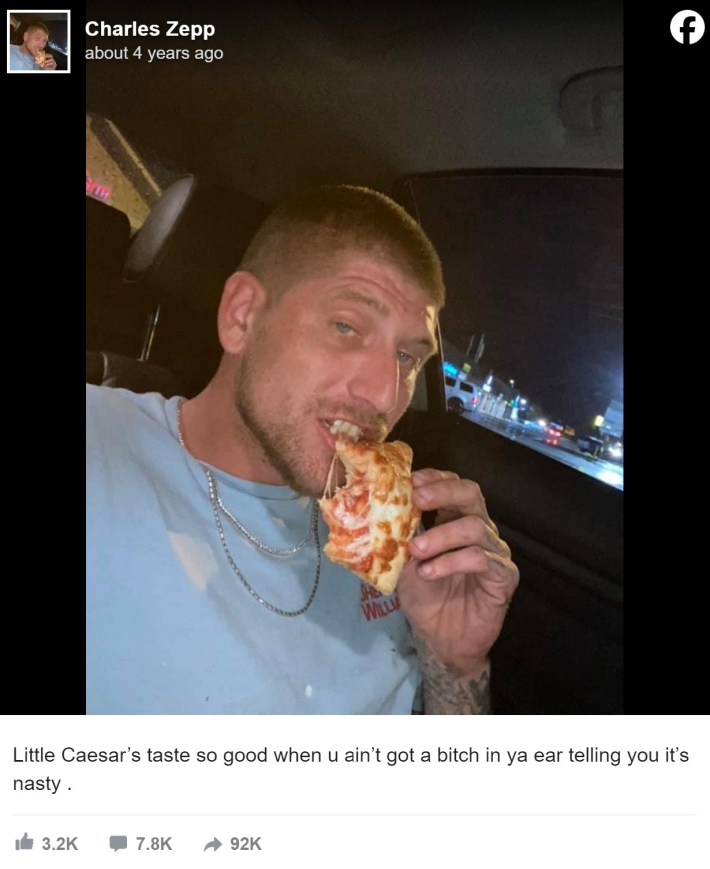 Little Caesar’s taste so good when u ain’t got a bitch in ya ear telling you it’s nasty original