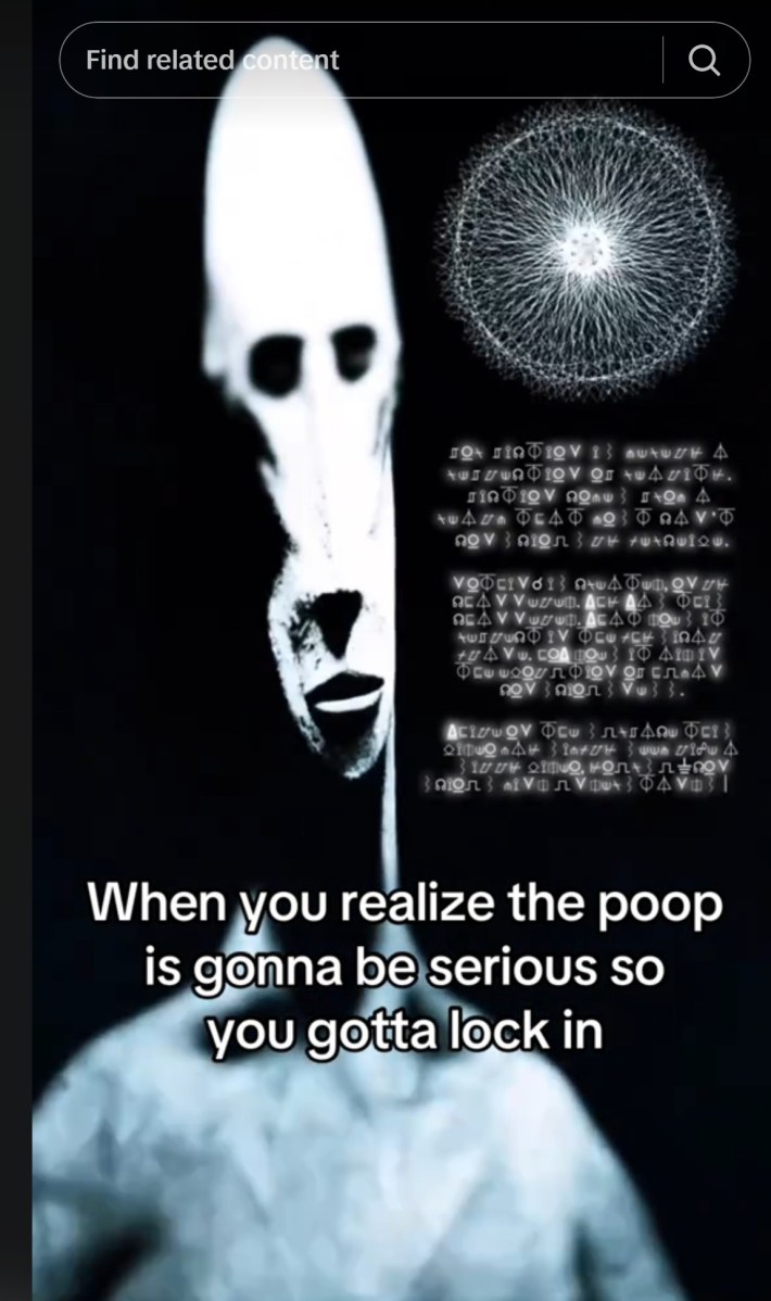 "when you realize the poop is gonna be serious you gotta lock in" locked in alien meme