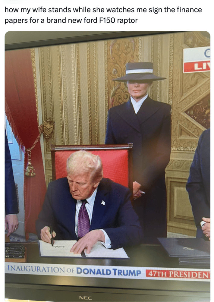 28 Of The Funniest Melania Hat Memes From Trump's Inauguration