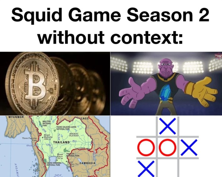 squid game season 2 without context meme