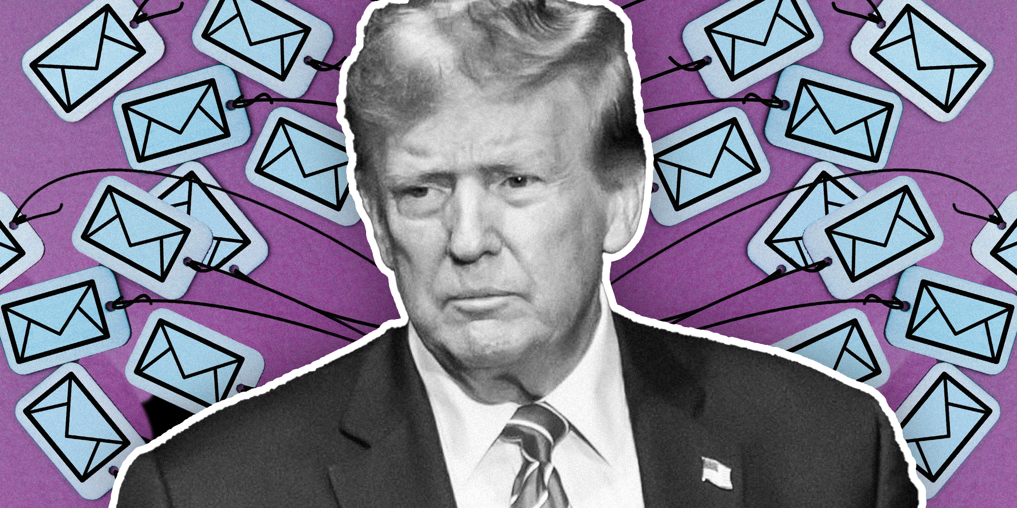 Donald Trump over email design