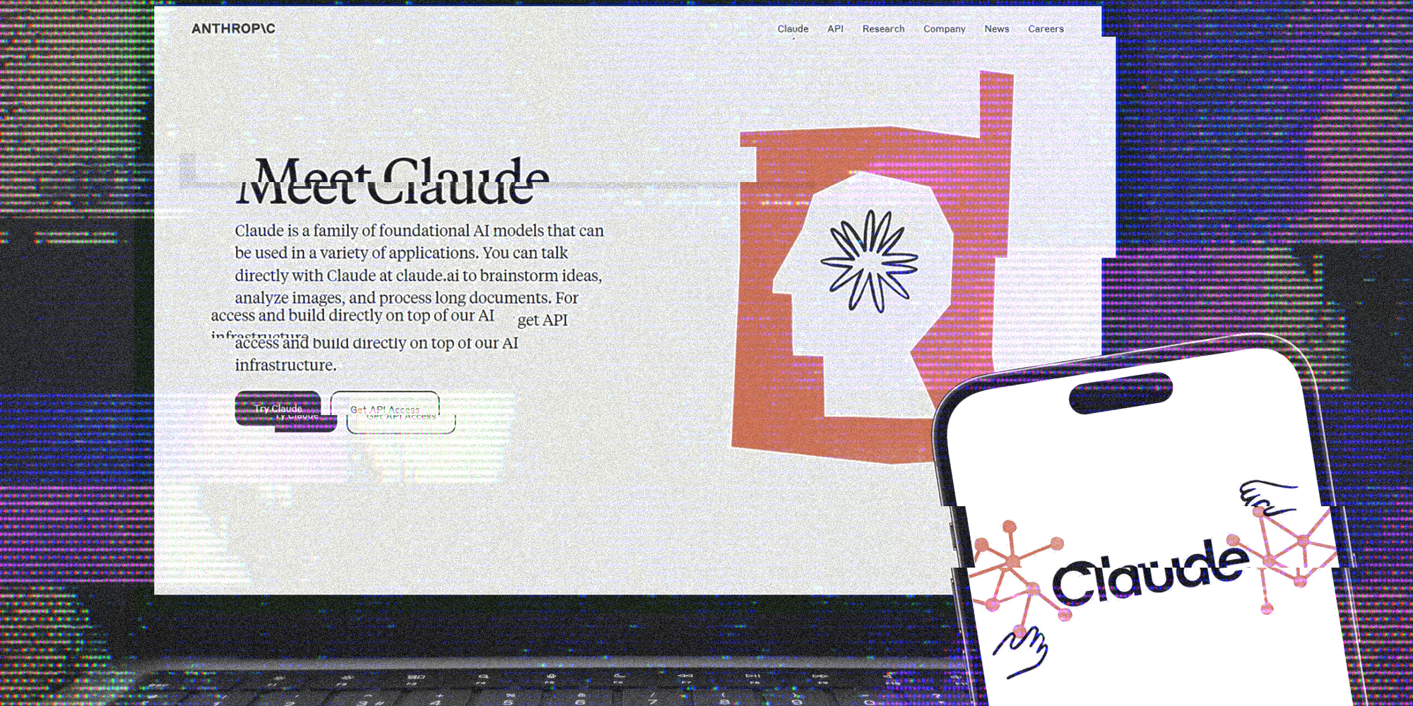 Glitching claude apps