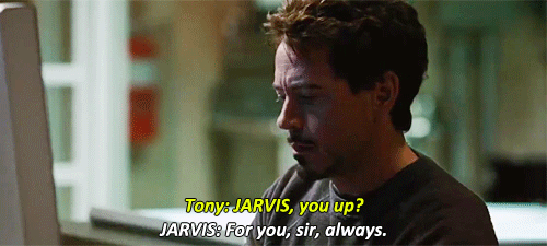 tony and jarvis gif