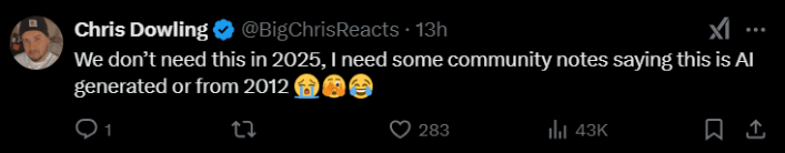 Screenshot of an X post discussing the doomsday fish