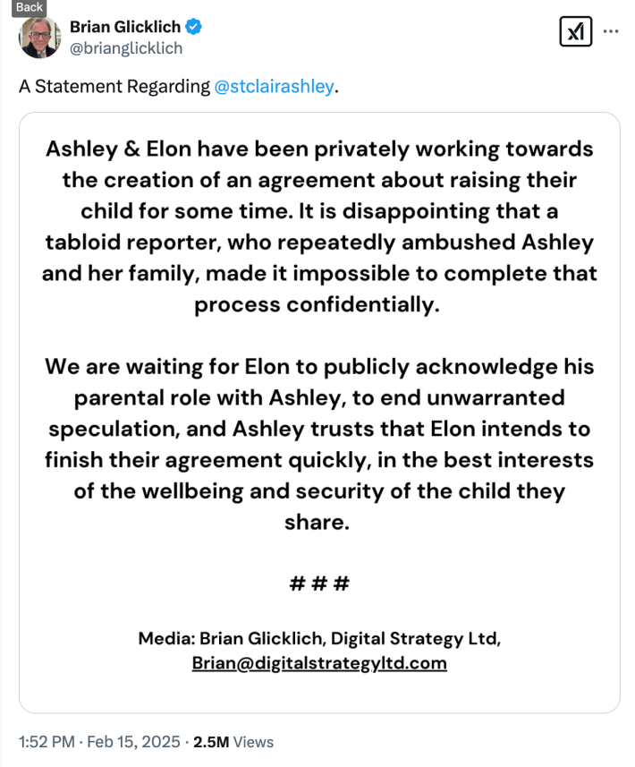 ashley st. clair elon musk