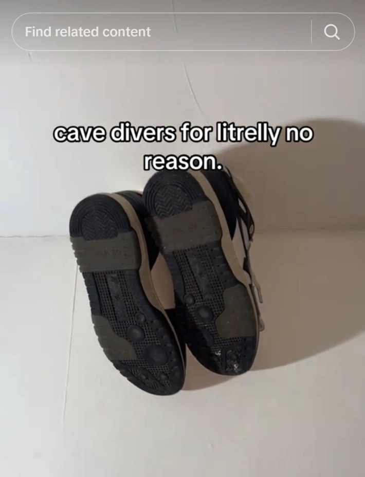 cave divers for litrelly no reason