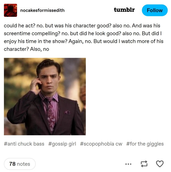 chuck bass gossip girl could he act