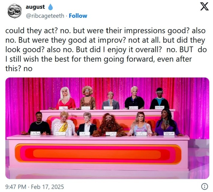 rupauls draf race could they act