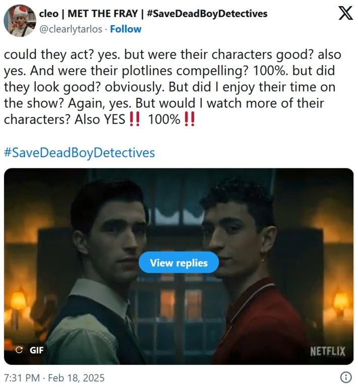 dead boy detectives could he act