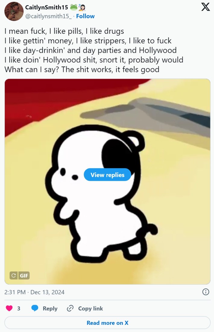 sanrio gif doechii meme