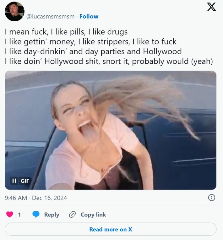 woman hanging out of sunroof doechii meme