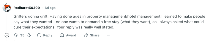 entitled customer roses