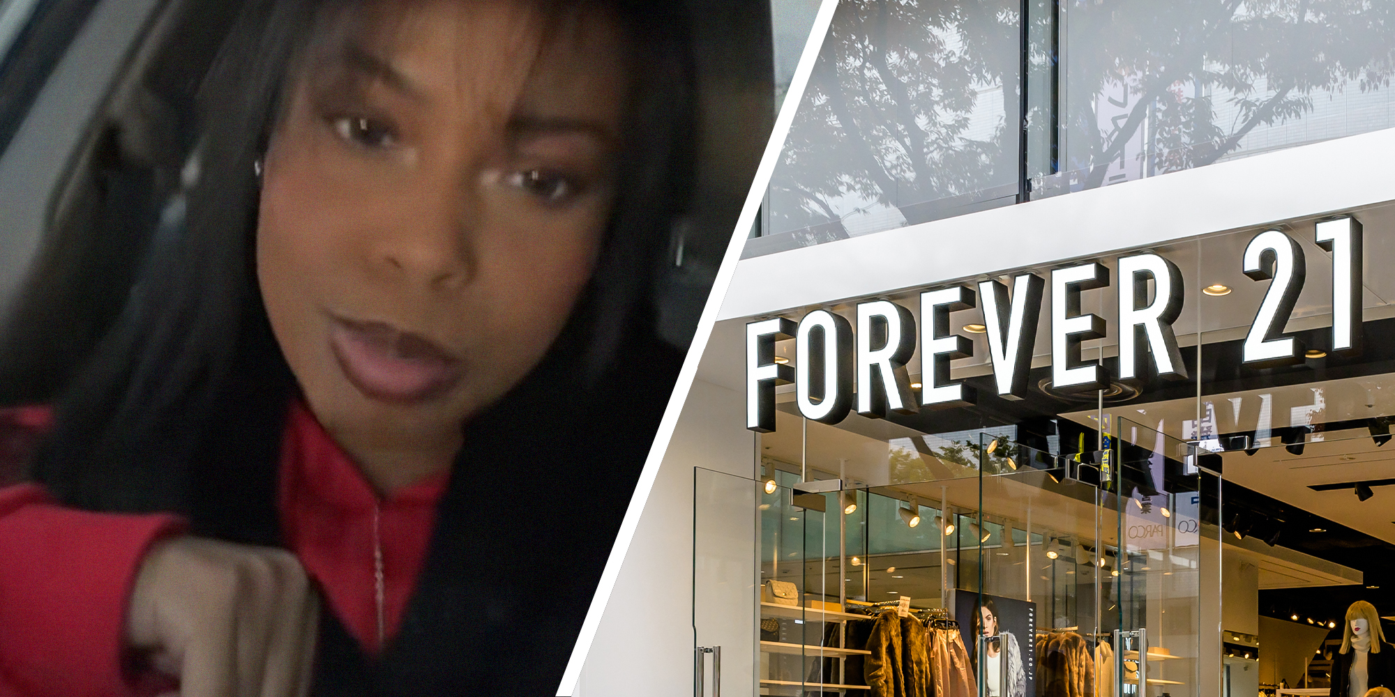 Woman shares update on status of Forever21(l) Forever 21 Building(r)