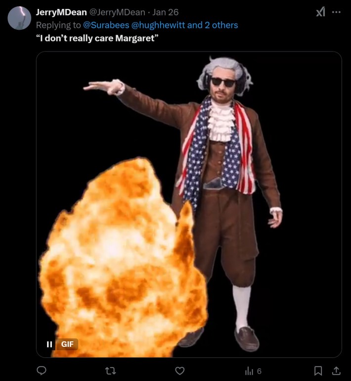 i don't really care margaret mic drop fire