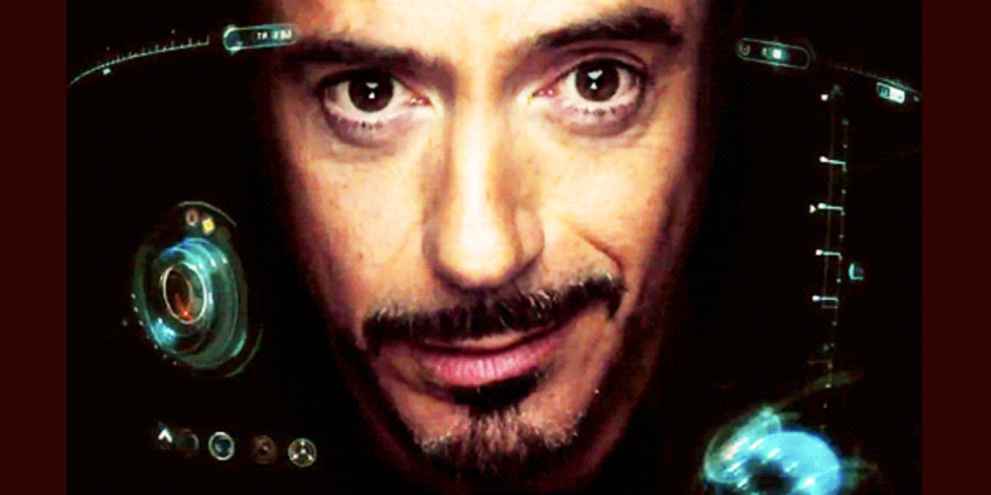 Image of actor Robert Downey Jr. in the Iron Man movies.